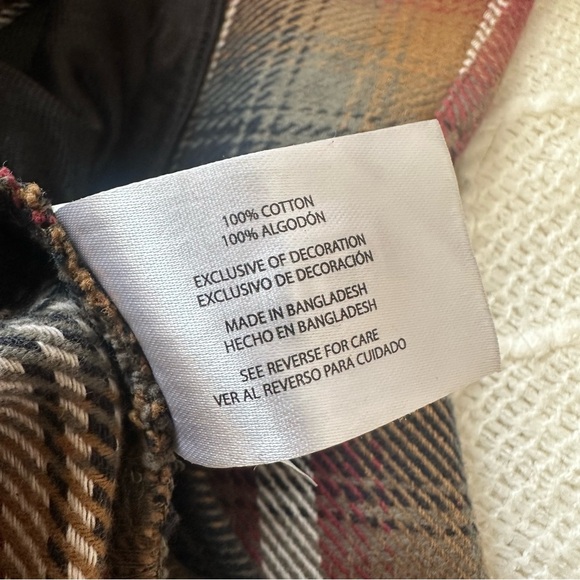 NWT Orvis Men's Plaid Flannel Shirt 100% Heavyweight Cotton XL - Picture 7 of 9